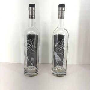 Eagle Rare 10 Year Kentucky Straight Bourbon Whiskey Empty 750ml Bottles Lot/2